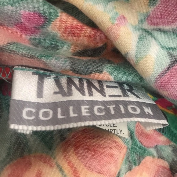 tanner collection floral top size 4 - Picture 4 of 5
